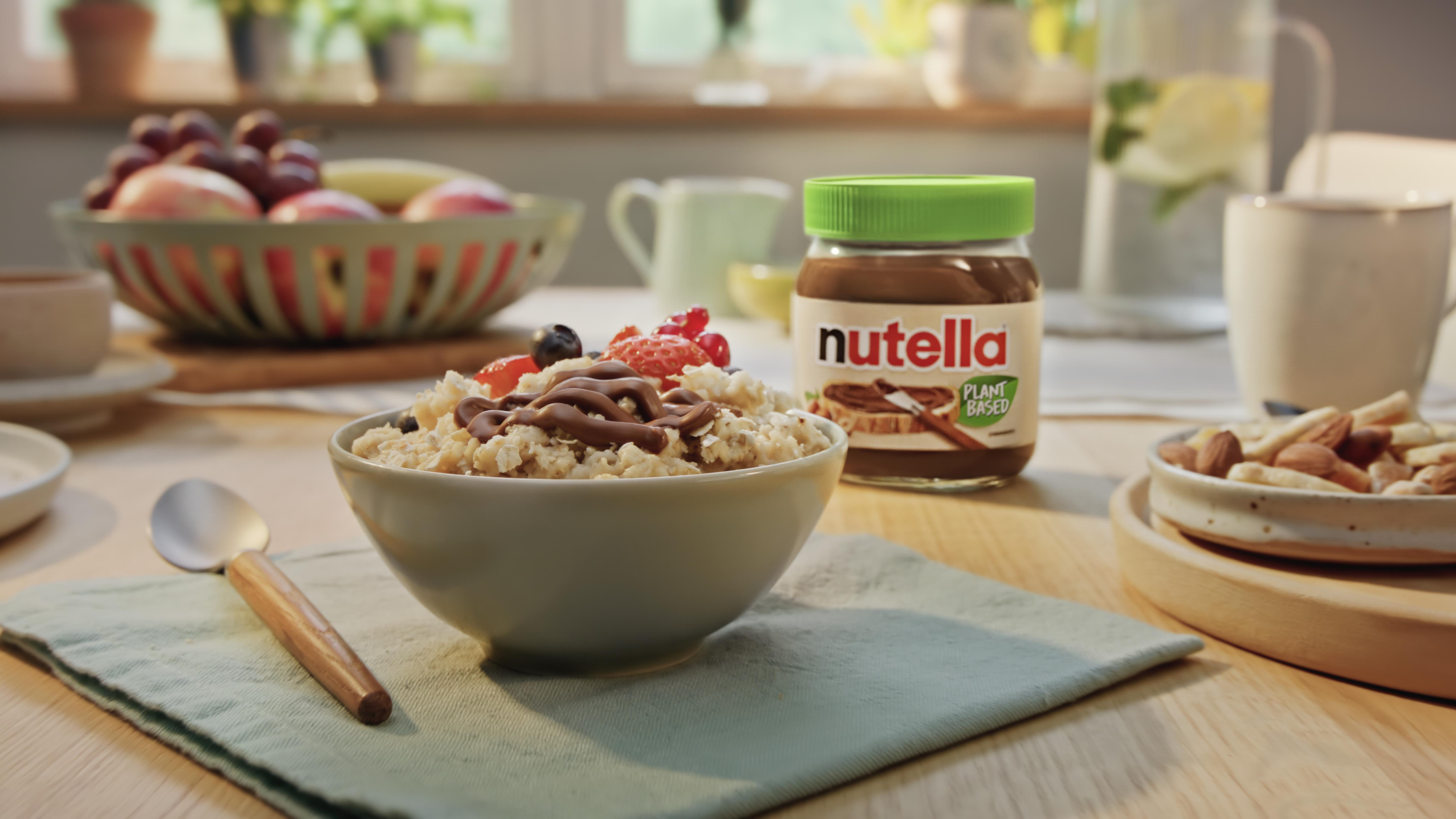 Veganer Porridge mit nutella® Plant-Based | Frühstück Rezept