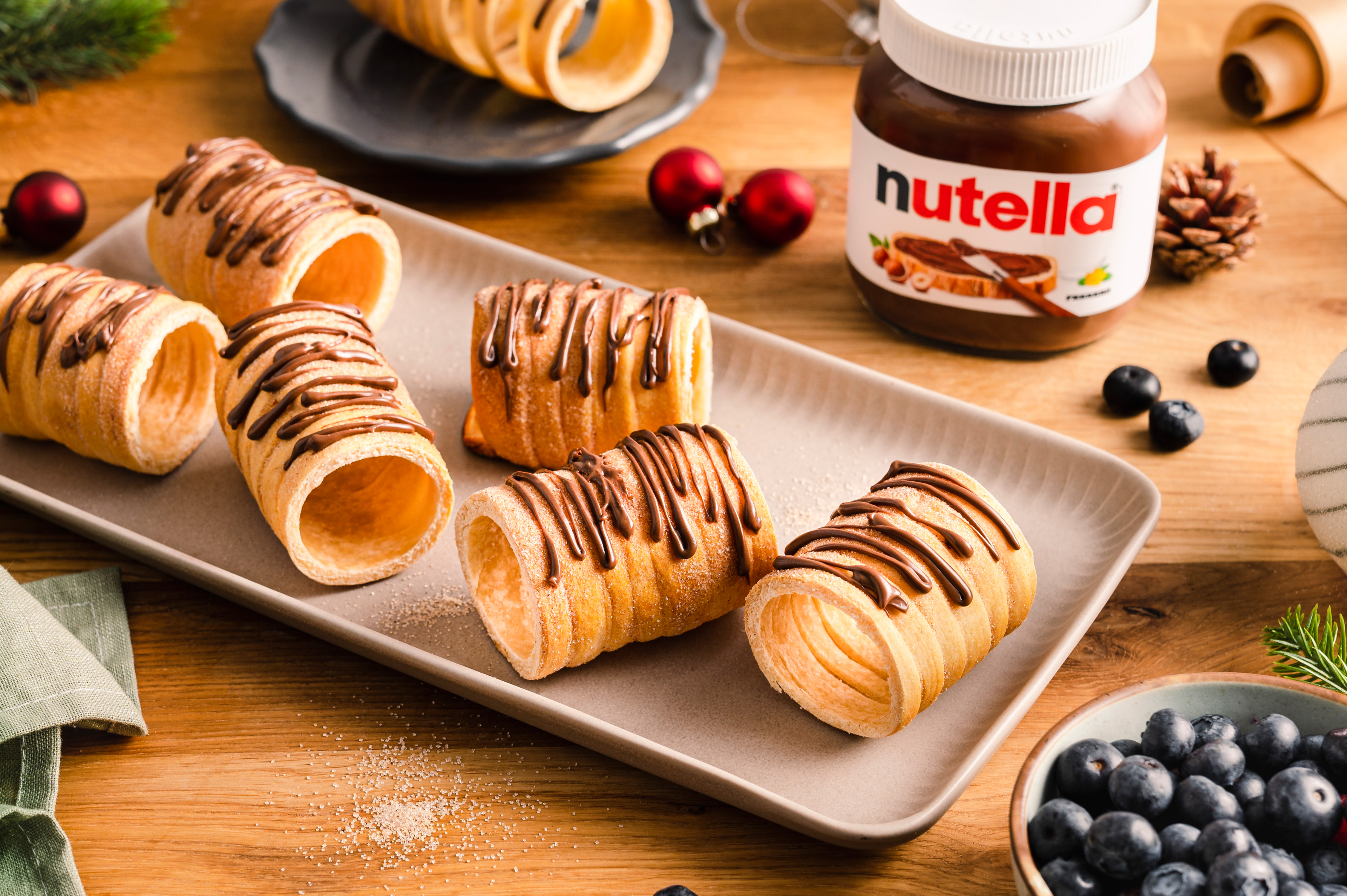Baumstriezel mit nutella® – Weihnachtsmarkt Rezept