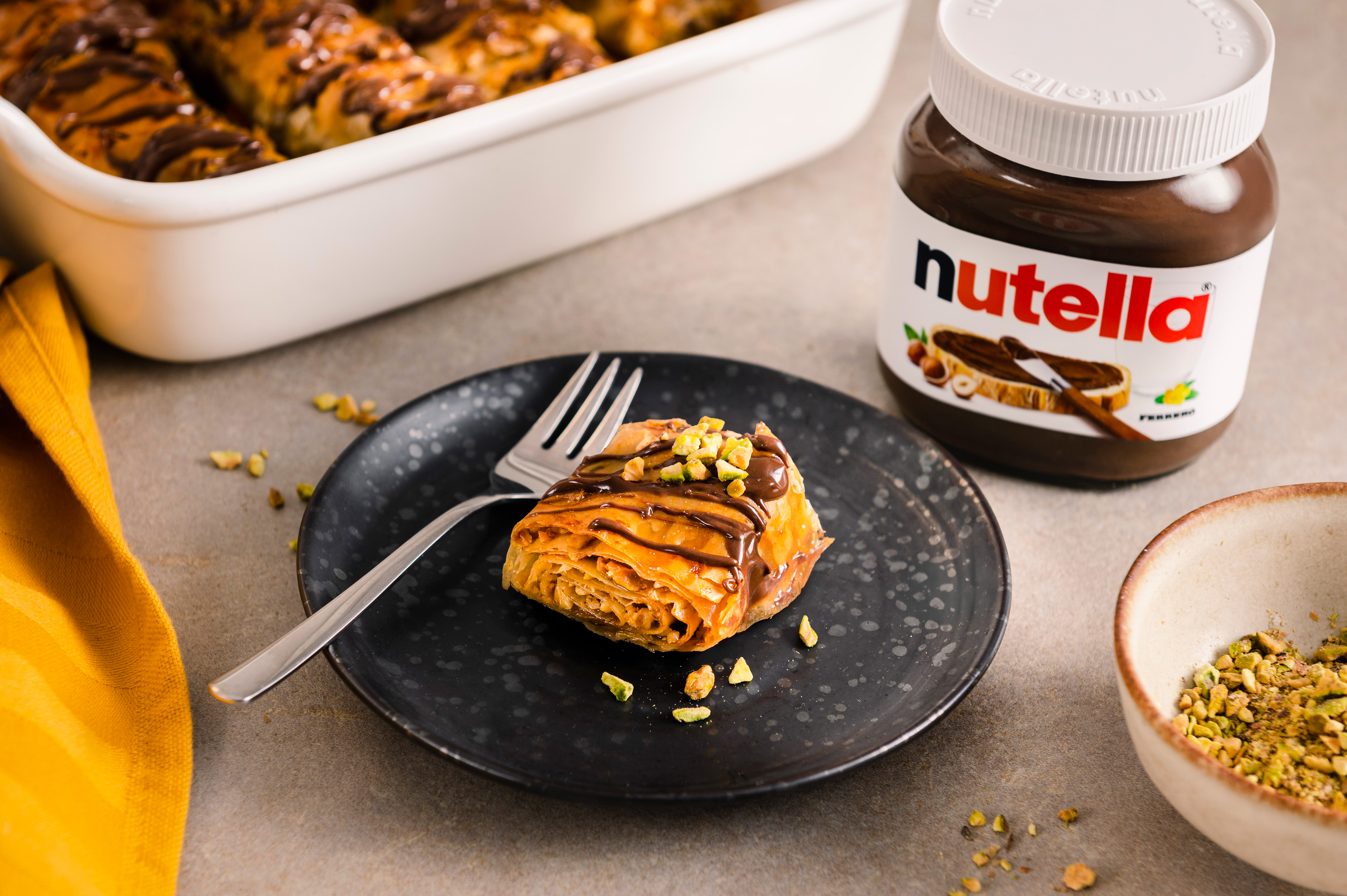 Baklava mit nutella® – Knuspriges Nuss-Dessert Rezept