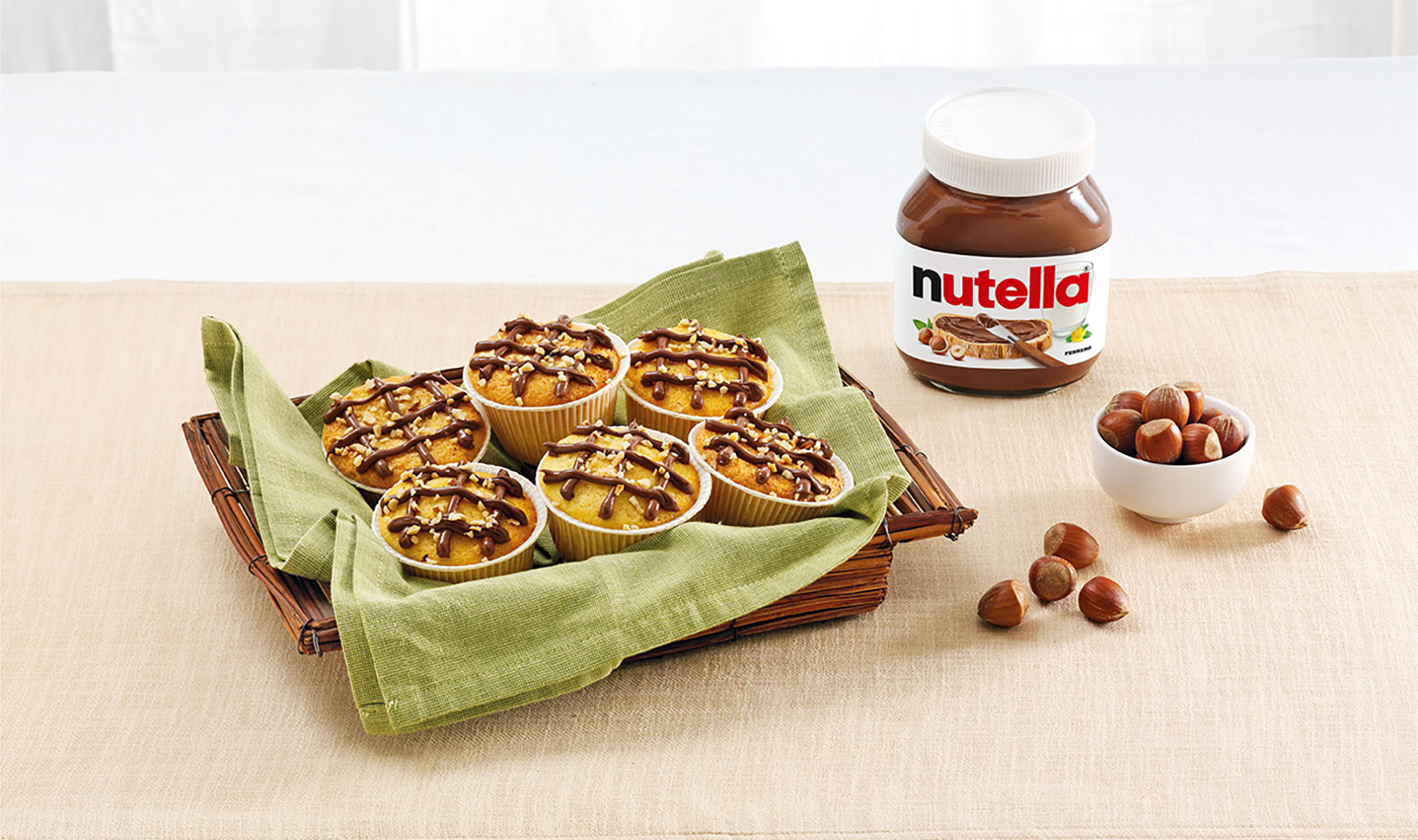 Nutella®'lı 3’lü Mini Muffinler