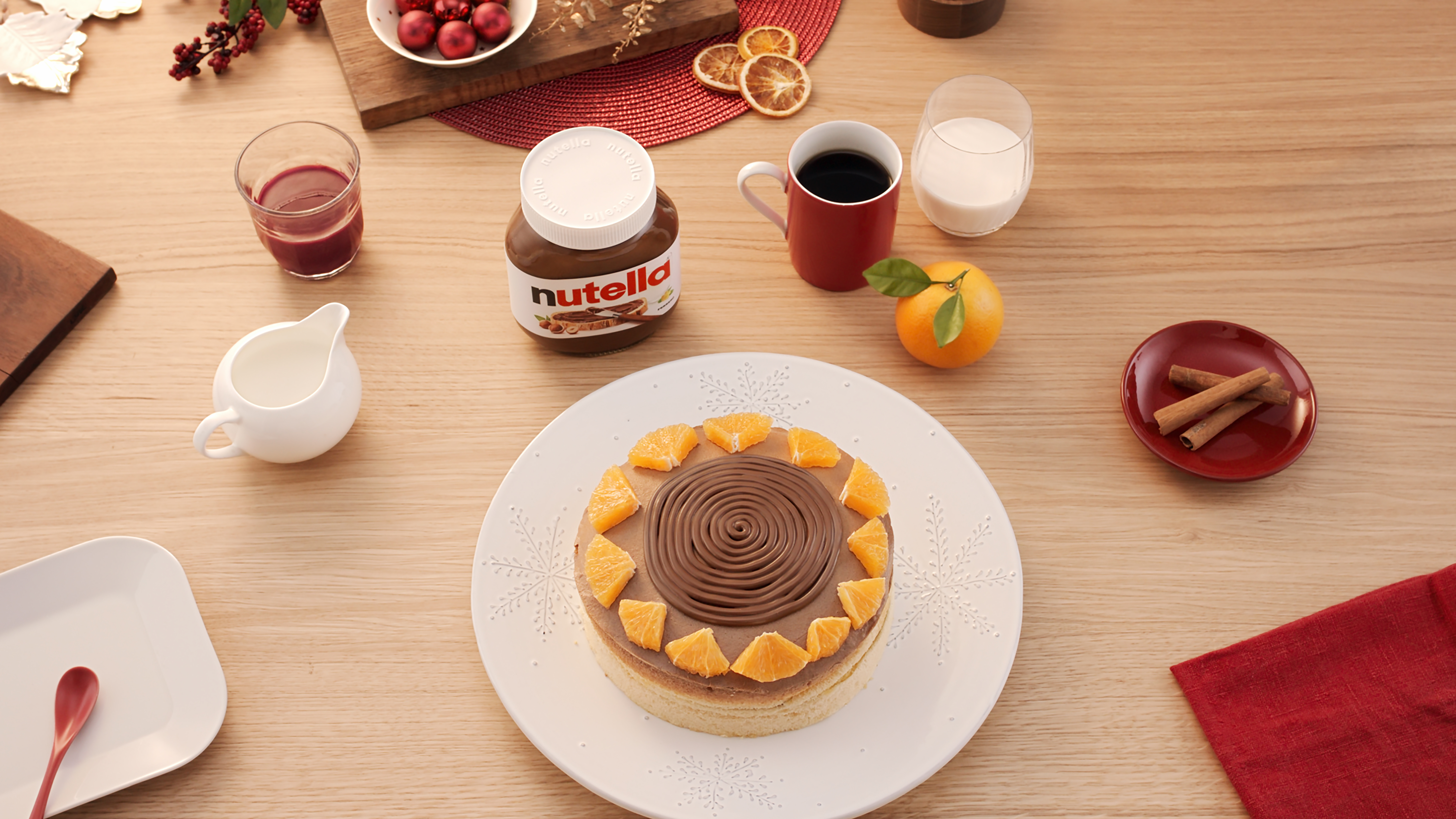 Nutella®'dan Yeni Yıla Özel Glütensiz Portakallı Kek