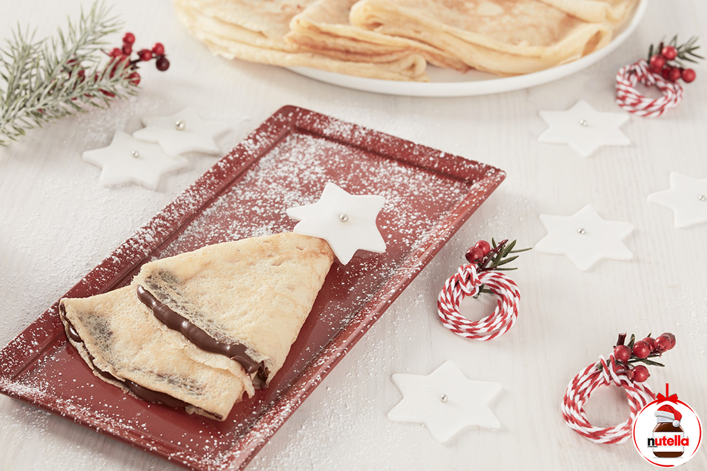 Christmas Crepes with Nutella® hazelnut spread | Holiday Recipes