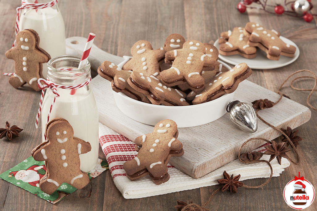 Christmas Gingerbread cookies with Nutella® | Holiday Recipes