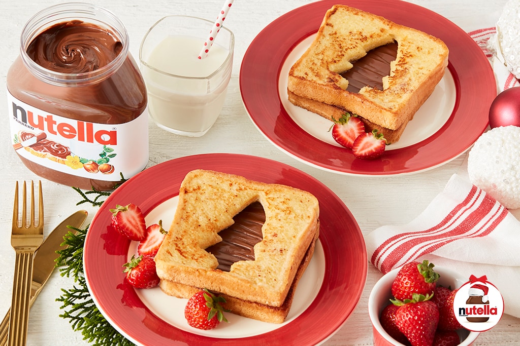 Christmas Peek-a-boo French Toast | Holiday Recipes | Nutella® US