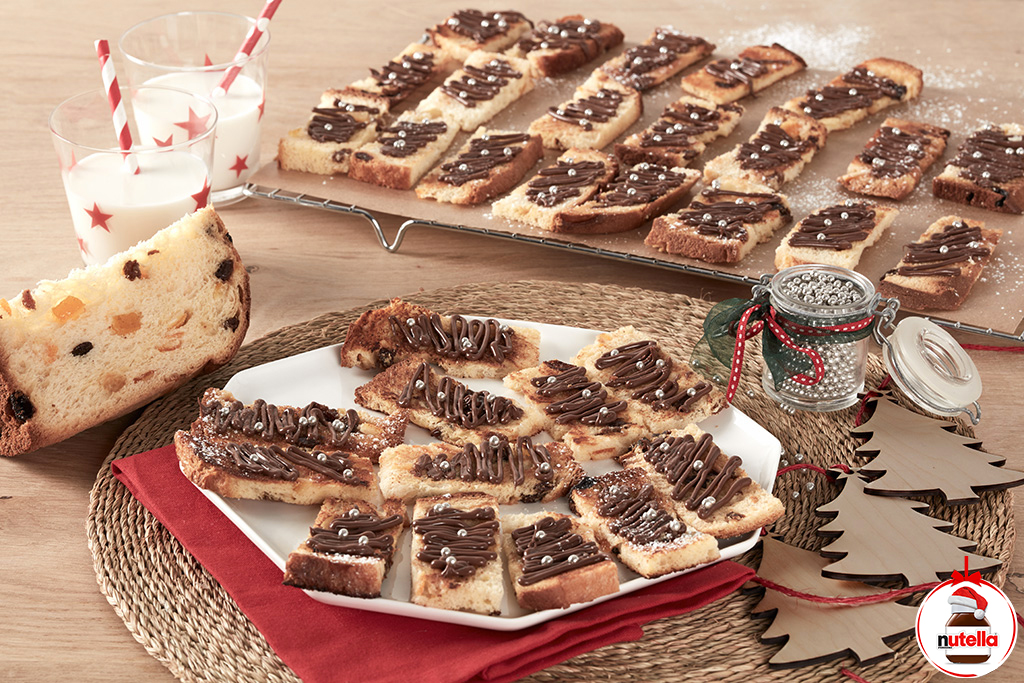 Christmas Panettone Chips with Nutella® | Holiday Recipes