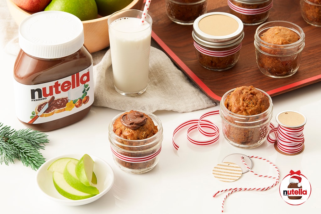 Perfectly Giftable Christmas Muffins with Nutella® | Holiday Recipes