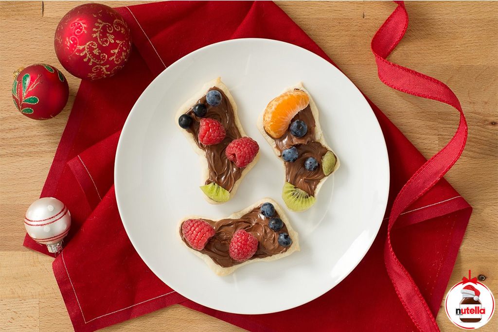 Christmas Stocking Cookies with Nutella® | Holiday Recipes