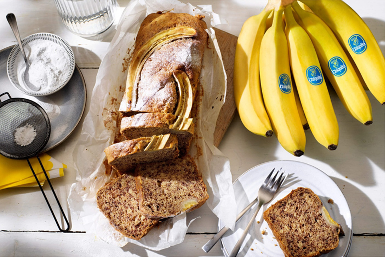 Signature Chiquita ® banana bread with Nutella®