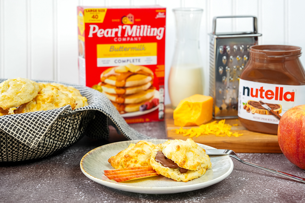 Pearl Milling Company ® x Nutella® Apple Cheddar Biscuits