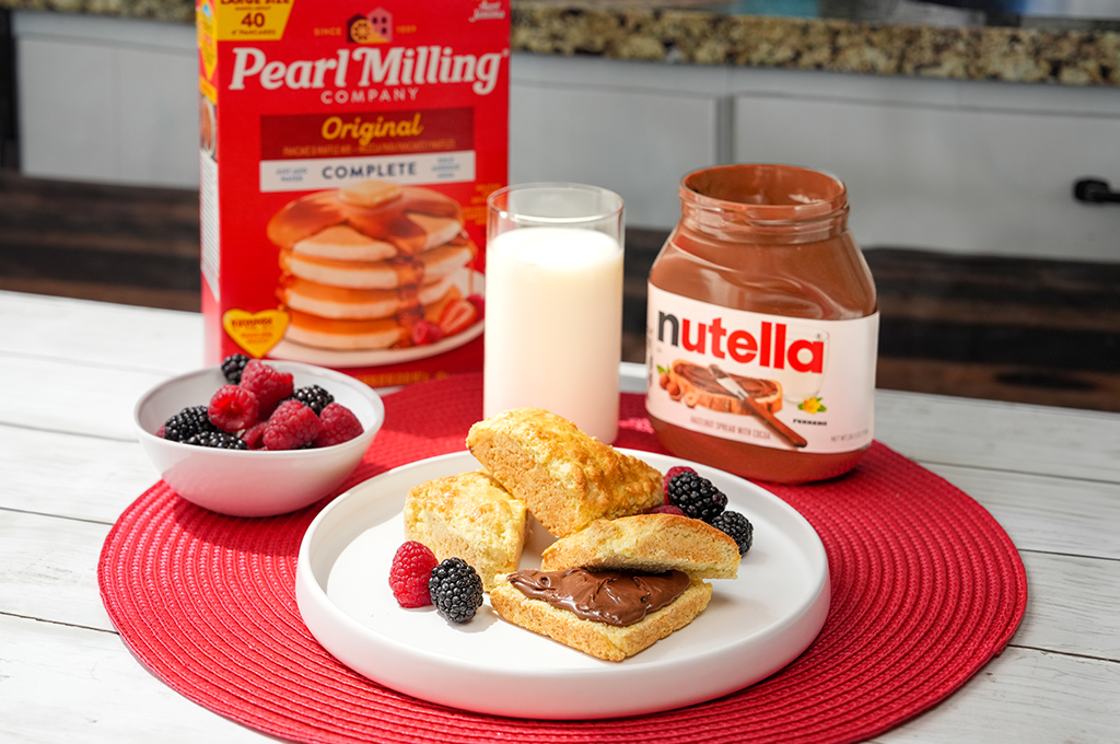 Pearl Milling Company ® x Nutella® Scone Bites