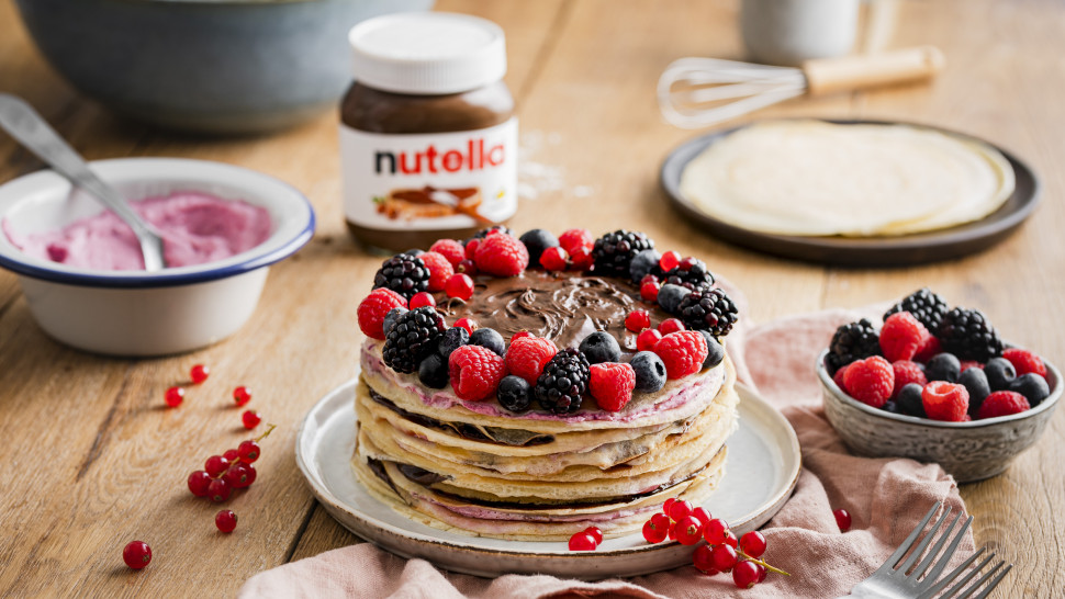 Nutella® Crepe Cake | Recipe | Nutella® US